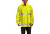 Tingley J53122 Hi Viz Yellow Flame Resistant Rain Jacket 