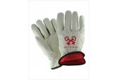 Fleece Lined Select Grain Cowhide Winter Drivers Gloves, Fleece lined leather drivers work gloves 