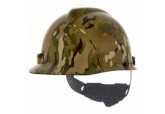 MSA 10204775 V-Gard Hydro Dip Full Brim Hard Hat with Fas-Trac Suspension - Multi Camo