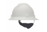 MSA 10204785 V-Gard Hydro Dip Full Brim Hard Hat with Fas-Trac Suspension - Silver Carbon Fiber