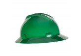 Green MSA Hard Hat Full Brim 454735, green hard hats