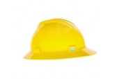 Yellow MSA Full Brim Hard Hat 454730, yellow hard hats