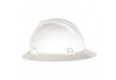 MSA White Hard Hat with Full Brim 454733, msa hard hats