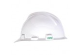 White MSA Hard Hat 463942, white hard hats