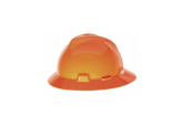 MSA 10058326 V-Gard Full Brim Hard Hat with One Touch Suspension-Orange