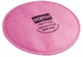 North Safety P100 Low Profile Filter with Odor Relief pancake filters for North respirator