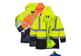 Hi Viz Rain Jacket, 5-in-1 Hi Viz Rain Jacket Portwest US768