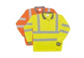 Class 3 Hi Visibility Long Sleeve Polo Shirt