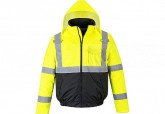 Hi Viz Insulated Bomber Jacket US363 