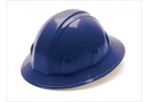 Pyramex Full Brim Blue Hard Hat with Ratchet suspension 26160 