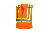 Pyramex RCZ2420 Type R - Class 2 Hi-Vis Orange Vest with Contrasting Reflective Tape