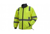 Pyramex RJ3210 Type R - Class 3 Hi-Vis Lime Windbreaker Jacket