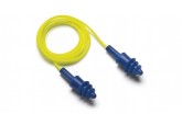 Pyramex RP2001 Yellow Corded Triple Flange Re-useable Blue plug- NRR 27db -100 pair/box