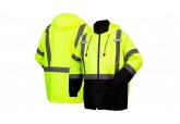 Pyramex RP3110 Class 3 Hi-Vis Lime Parkas