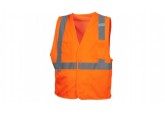 Pyramex RVHL2020 Class 2 Hi Viz Hook and Loop Orange Vest