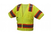 Pyramex RVZ3410 Type R - Class 3 Hi-Vis Lime Safety Vest