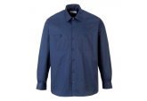 Portwest S125 Navy Blue Long Sleeve Work Shirts