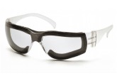 Pyramex S4110STFP Intruder Safety Glasses, Clear AF Lens, Full Foam Padding