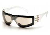 Pyramex S4180STFP Intruder Safety Glasses, Indoor/Outdoor AF Lens, Full Foam Padding