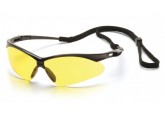Pyramex SB6330SP PMXtreme Safety Glasses, Amber Lens, Cord