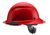 DAX Red Fiber Resin Full Brim Hard Hat HDF-20RG