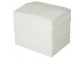 Brady® 15" X 19" Oil Plus™ White Polypropylene Sorbent Pad