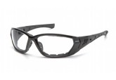 Pyramex SPG10810DT Safety Glasses, Clear AF Lens, Padded Frame