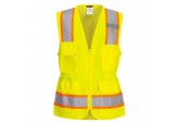 Portwest US392- Women's Hi-Vis Contrast Tape Vest