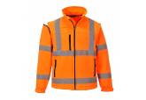 Portwest US428 Hi Visibility Orange Softshell Jacket