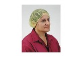 19" Polypropylene Yellow Bouffant Hairnets