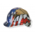 MSA 10052947 Ratchet hard Hat with US Flag and an Eagle on each side