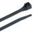 Cable Zip Ties 4 inches Black, 18# 100 per bag