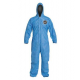 ProShield 127S Blue Coveralls With Hood & Elastic Wrists and Ankles (25/CS), Ships Free