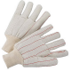 Cotton Corded Double Palm Glove, 18 oz-White