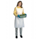 Polyethylene Aprons 28 x 46 inches, 1 Mil, 100 ct