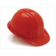 Pyramex Cap Style Red Hard Hat with Ratchet Suspension