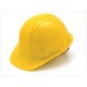 Pyramex Cap Style Yellow Hard Hat with Ratchet Suspension