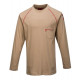 Portwest FR01 Khaki Crew FR Long Sleeve Shirt