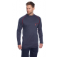 Portwest FR01 Navy Crew FR Long Sleeve Shir