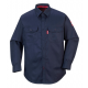 Portwest FR89 Navy Flame Resistant Button Down Shirt