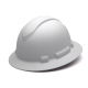 Pyramex RidgeLine Matte White Graphite HP54116 Full Brim