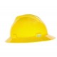 Yellow MSA Full Brim Hard Hat 454730, yellow hard hats