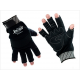 Half Finger Mechanic Gloves, Synthetic Leather Mechanics Gloves