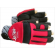 Three Finger Cut Mechanics Gloves, Joker Mechanics Gloves, Durable Synthetic Leather gloves