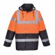 Full Length Hi VIz Orange Two Tone Traffic Jacket