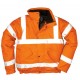 Hi Viz Orange Thermal Bomber Jacket Portwest URT32