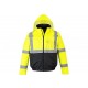 Hi Viz Insulated Bomber Jacket US363 