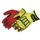 Liberty Glove 929 Retaliator Seamless Impact Glove Hook and Loop Closure