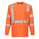 Portwest S192 Long Sleeve Orange Hi Visibility shirt, 50+UPF